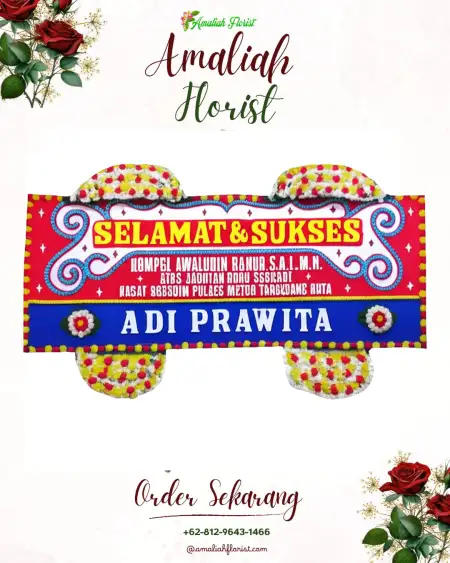 Papan Bunga Ucapan Selamat Cigemblong